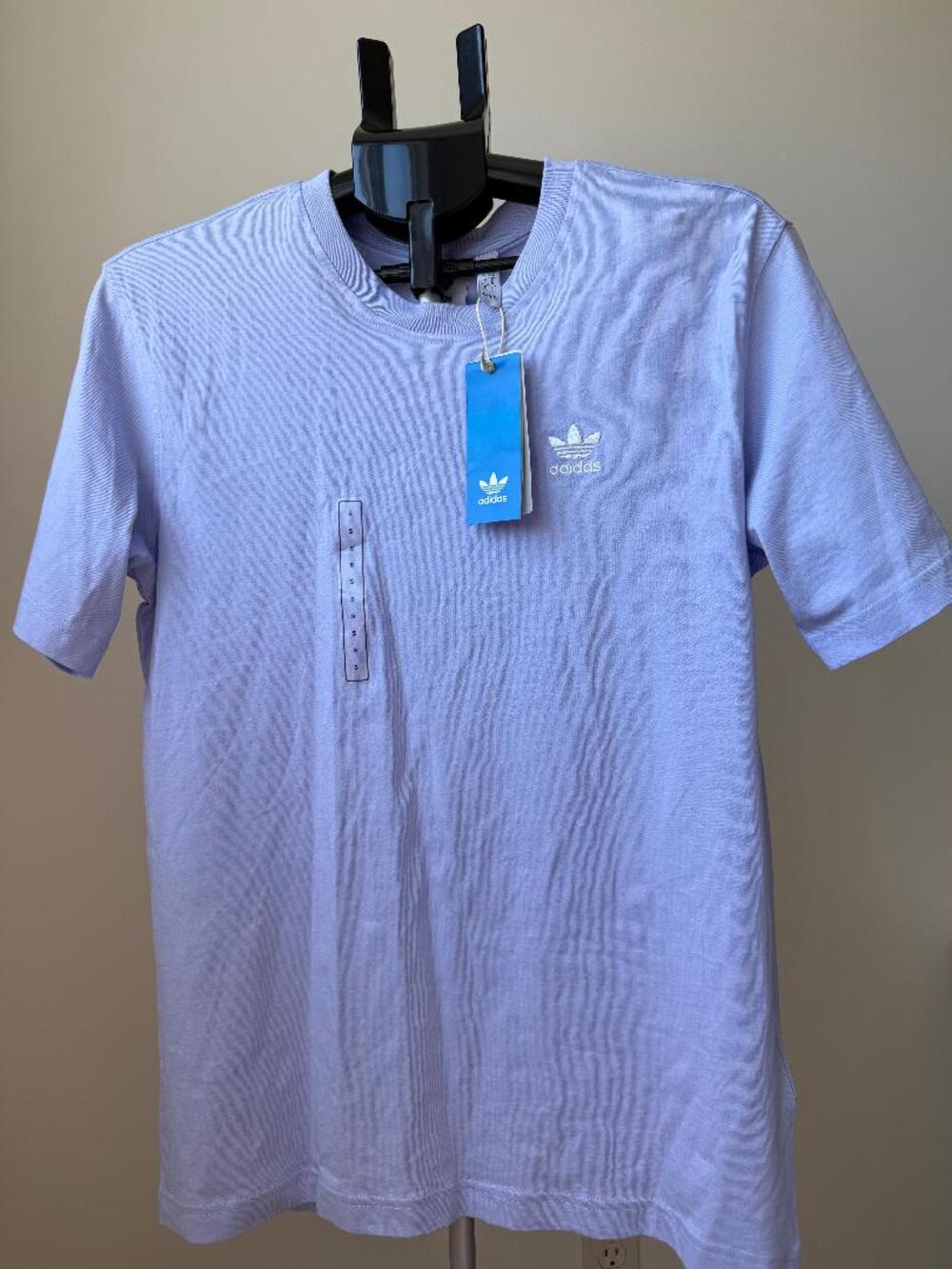 Adidas Originals Trefoil ESSENTIALS TEE MEN'S SMALL T-SHIRT VIOLET